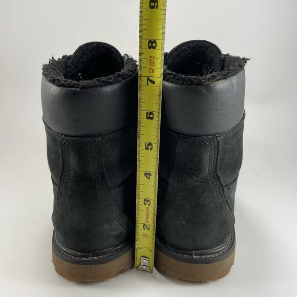 Timberland 6-Inch Premium Fleece-Lined Waterproof Boot Womens Size 10 Black - Picture 5 of 13